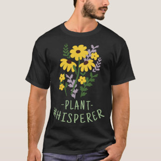 Bloemen Plant fluisteraar T-shirt
