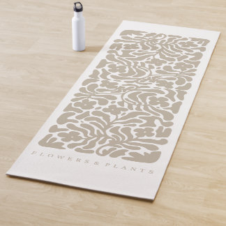 Bloemen & Planten | Beige yogamat