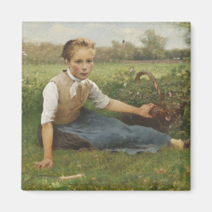 Bloemen plukken 1882 magneet
