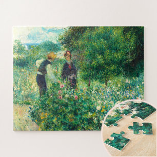 Bloemen plukken door Auguste Renoir Legpuzzel