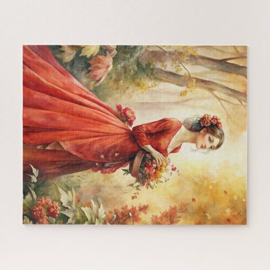 Bloemen plukken legpuzzel (Horizontaal)