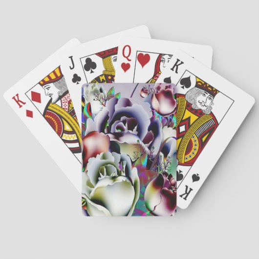 Bloemen Pokerkaarten (Achterkant)