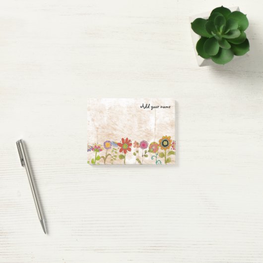 Bloemen Post-it® Notes (Kantoor)