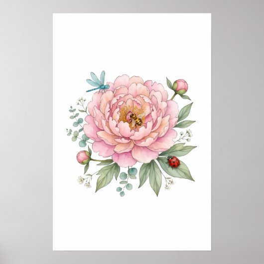bloemen poster (Voorkant)