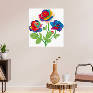  bloemen poster