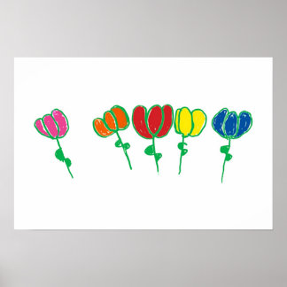 Bloemen Poster