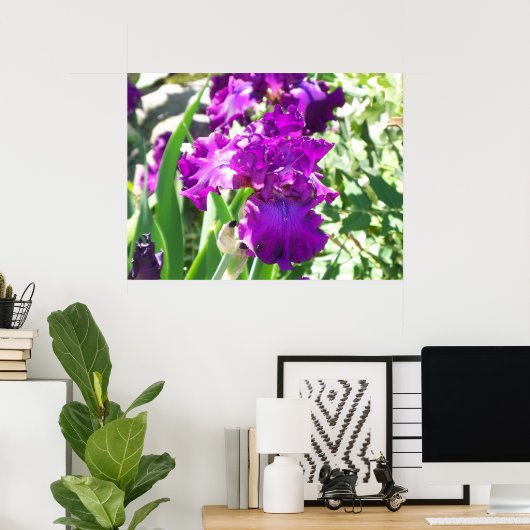 bloemen poster (Thuiskantoor)