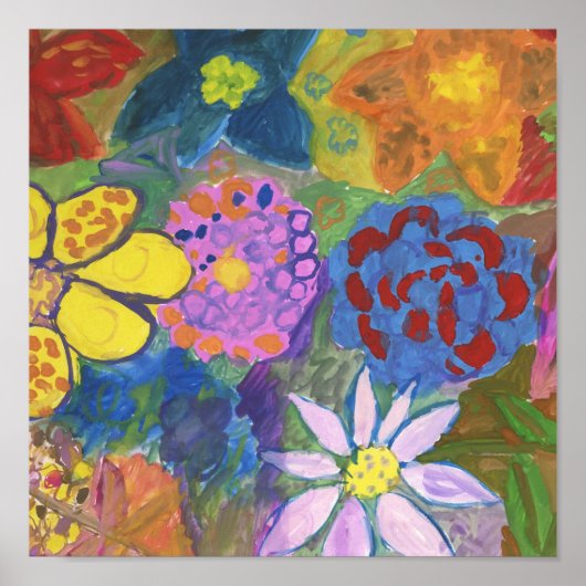 Bloemen Poster (Voorkant)