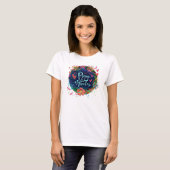 Bloemen Pray Miracles Inspirivity T-shirt (Voorkant volledig)