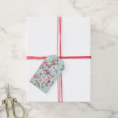 Bloemen  Print - Happy Moederdag Cadeaulabel (Met Touw)