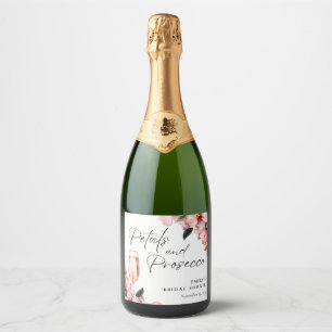 Bloemen & Prosecco Bloemrijke Bruidsdouche Sparkling Wijnetiket