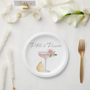 Bloemen & Prosecco - bruidsdouche Papieren Bordje