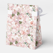 Bloemen & Prosecco Roze Bloemen Douche Dank u Bedankdoosjes (Achterkant)