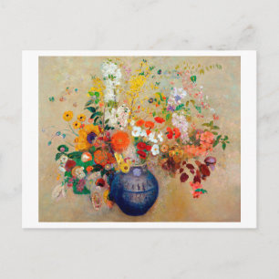 Bloemen, Redon Briefkaart