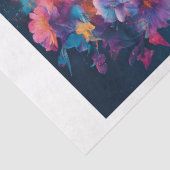 Bloemen regenboog paard tissuepapier (Detail)