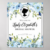 Bloemen Regency Era Welkom Vrijgezellenfeest Poster (Voorkant)