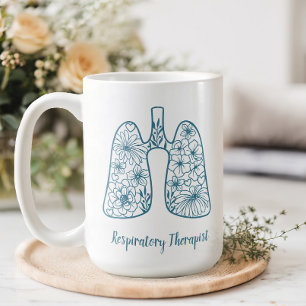 Bloemen respiratoir therapeut koffiemok