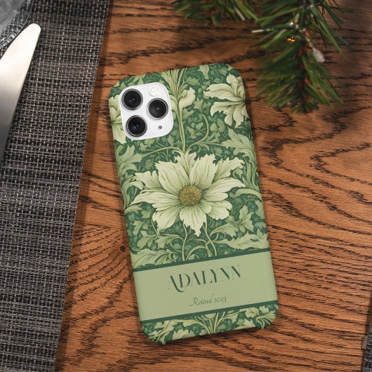 Bloemen Retirement Gifts voor Moeder Groen Case-Mate iPhone Case