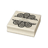 Bloemen retouradres Rubberen stempel (Stempel)