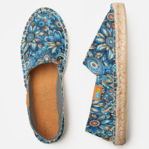 Bloemen Retro Espadrilles Ubuntu Schoenen "ACIANO"