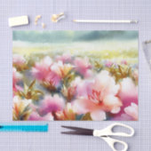 Bloemen-Rhododendron (C) Waterverf Tissuepapier (Craft)