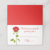 Bloemen Rode Rose Bloem Bruiloft Rozen Botanisch (Buitenkant ongevouwen)