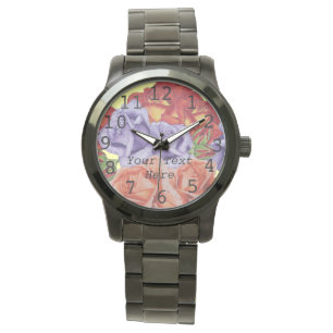 bloemen rode rozen en rozen bloemen bloemen horloge