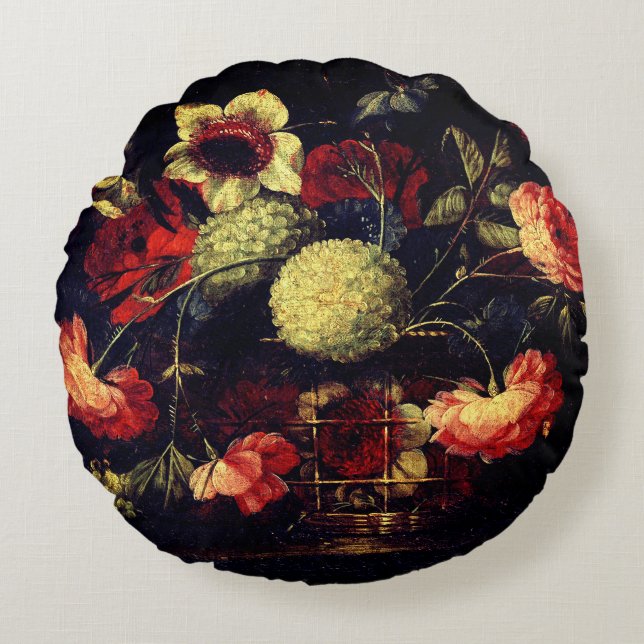  bloemen rond kussen (Voorkant)