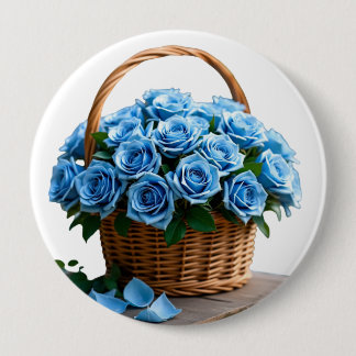 Bloemen Ronde Button 4,0 Cm