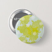 Bloemen Ronde Button 5,7 Cm (Voorkant /achterkant)