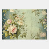 Bloemen Roos Decoupage Inpakpapier Vel (Voorkant 2)