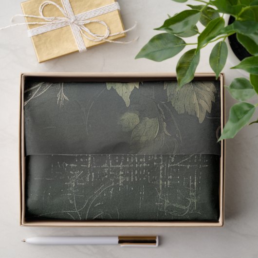  Bloemen Roos Groen Decoupage Tissuepapier (Geschenk)