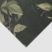 Bloemen Roos Groen Decoupage Tissuepapier (Detail)