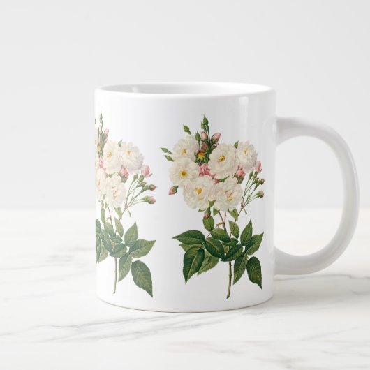  bloemen Roos van het Blush Noisette Jumbo Mok (Rechts)