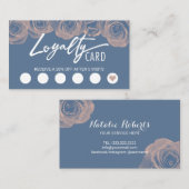 bloemen Roze Blauwe Schoonsalon Loyalty (Voorkant / Achterkant)