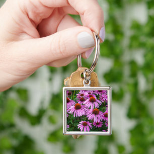 Bloemen Roze coneflower Garden Sleutelhanger