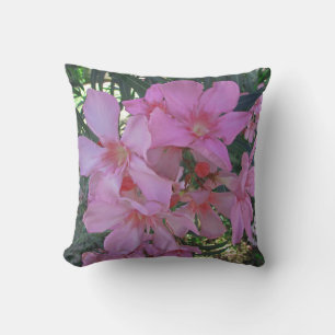 Bloemen Roze Oleander Bloom Fotobloem Kussen