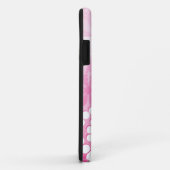  bloemen roze restantdagen met naam Case-Mate iPhone case (Achterkant/rechts)