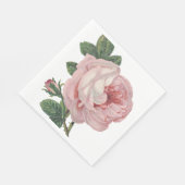  Bloemen Roze Rozenbloem Shabby Chic Servetten (Hoek)