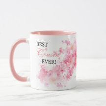  Bloemen Roze Waterverf Beste Neef Ooit