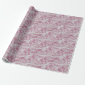  Bloemen Roze Wit John Henry Dearl Cadeaupapier (Uitgerold)