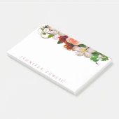 Bloemen Rozen Bloemen Elegante Waterverf Post-it® Notes (Schuin)