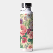  Bloemen Rozen en Daisies Waterfles (Rechts)