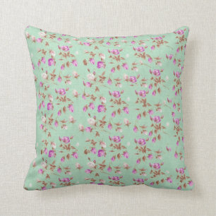 bloemen rozen shabby roos kussen