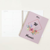 Bloemen rozen waterverf typografie tekst planner (Display)