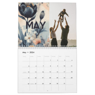 Bloemen rustiek  elegant boho kalender