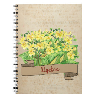 Bloemen Rustieke Herfst Inspire School Notitieboek