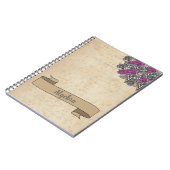 Bloemen Rustieke Inspire School Notitieboek (Linkerzijde)