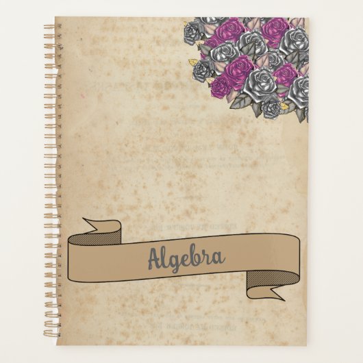 Bloemen Rustieke Inspire School Planner (Voorkant)