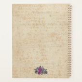 Bloemen Rustieke Inspire School Planner (Achterkant)